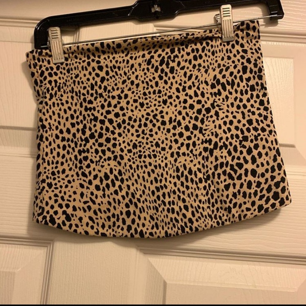 Brandy Melville tube top cheetah print